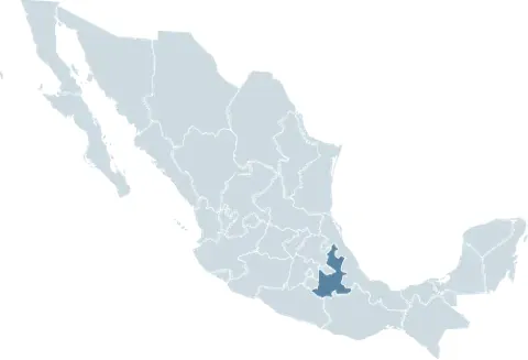 puebla: a city in central Mexico