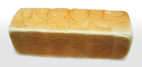 pullman loaf: a type of bread made with white flour and baked in a long, narrow, lidded pan
