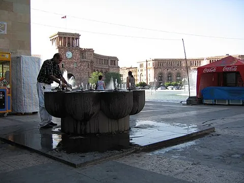pulpulak: a public fountain with potable water, common in Armenia