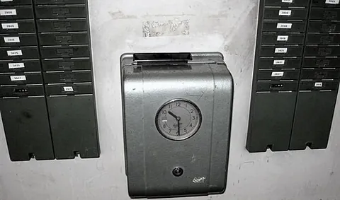 punch clock: synonym of time clock