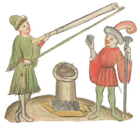 pyroballogy: the study of artillery; the practice of using artillery as a weapon