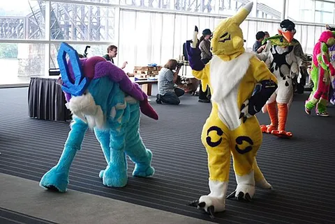quad suit: a type of fursuit for walking on all fours