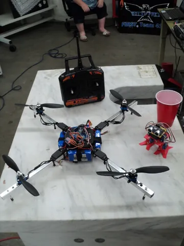 quadcopter: a rotorcraft propelled by four rotors