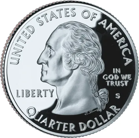 quarter: each of four equal parts into which something can be divided; a fourth part