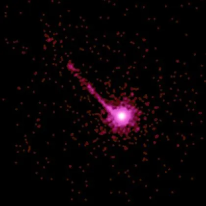 quasar: an extragalactic object, starlike in appearance, that is among the most luminous and (putatively)...