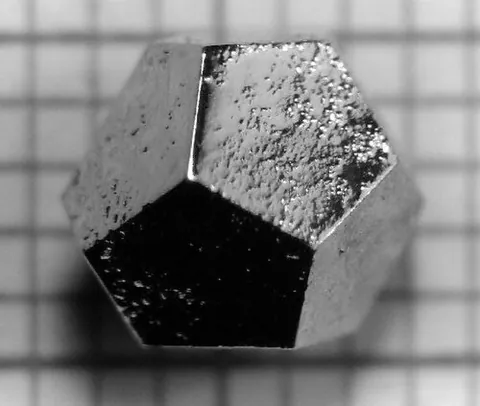 quasicrystal: any solid with conventional crystalline properties but exhibiting a point group symmetry...