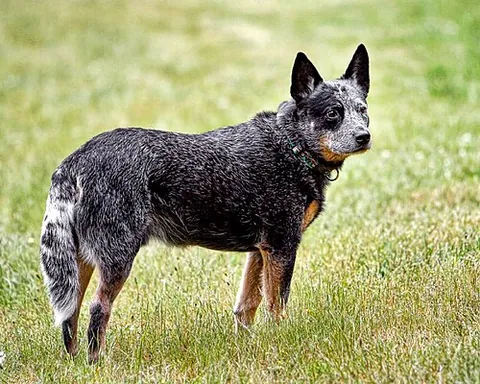 queensland heeler: an Australian Cattle Dog from a line bred in Queensland, Australia
