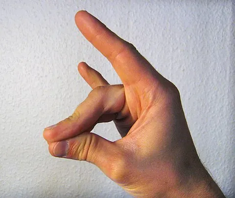 quiet coyote: a hand gesture used in classrooms to get students' attention, where a person forms a coyote with...