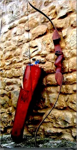 quiver: a container for arrows, crossbow bolts or darts, such as those fired from a bow, crossbow or blowgun