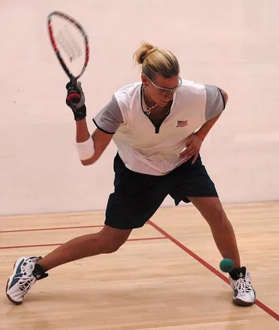 racquetball: a certain sport, similar to squash, but played with a bigger ball