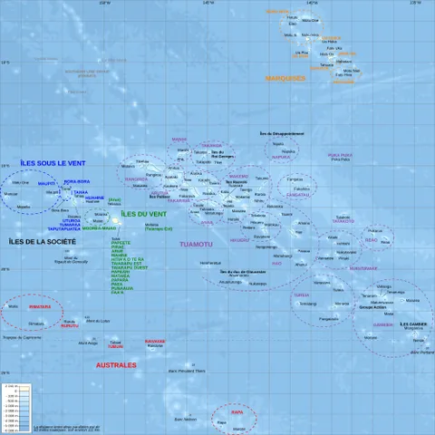 raeffsky islands: centrally located Tuamotus' subgroup in French Polynesia, consisting of the three communes of Anaa,...