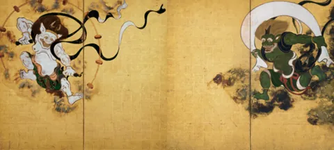 raijin: the Japanese god of lightning, thunder and storms, along with Fūjin and Susanoo