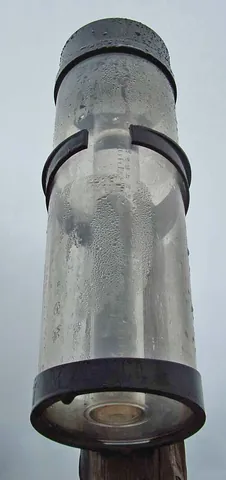 rain gauge: a device used in meteorology to measure rainfall