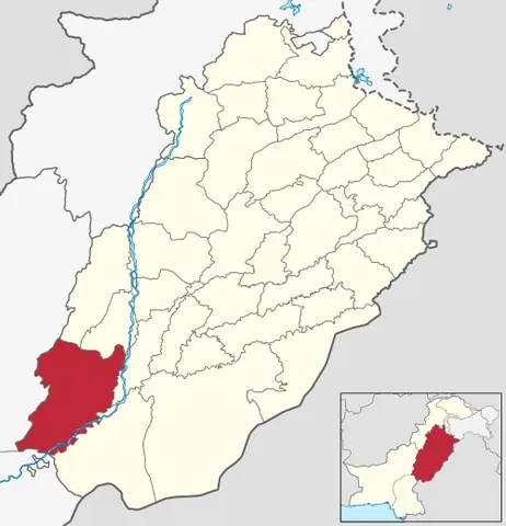 rajanpur: one of the four districts in the Dera Ghazi Khan Division of Punjab in Pakistan