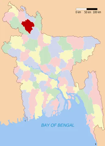 rangpur district: one of the eight districts in the Rangpur Division of Bangladesh