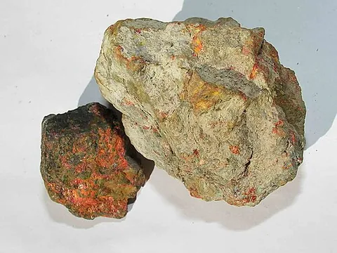 realgar: a mineral, arsenic sulfide (AsS), often associated with orpiment and stibnite in lead, silver and...