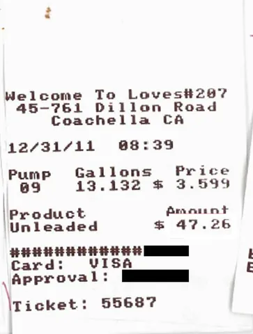 receipt: the act of receiving, or the fact of having been received