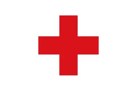 red cross: an international humanitarian organization that cares for the wounded, sick, and homeless