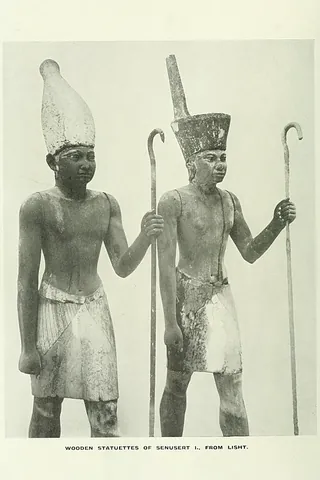 red crown: a crown of Ancient Egypt symbolizing control over Lower Egypt