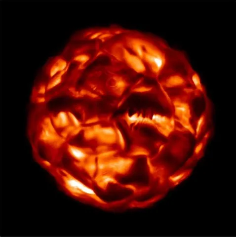red giant: a large red coloured star with a lower surface temperature than many stars, being at the final...