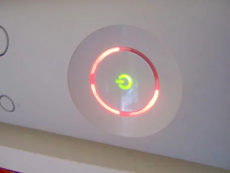 red ring of death: a fatal hardware exception in the Microsoft Xbox 360 video game console characterised by three or...
