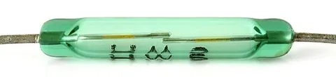 reed switch: an electrical switch operated by an applied magnetic field that causes two flexible metal reeds to...