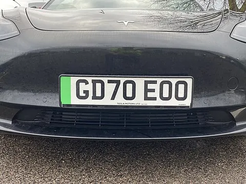 registration number: series of letters and numbers on shown on the front and back of a motor vehicle