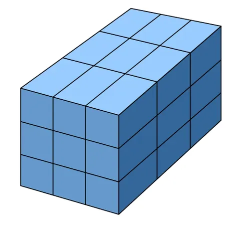 regular grid: a tessellation of Euclidean space into congruent rectangles, parallelograms, cuboids, or more...