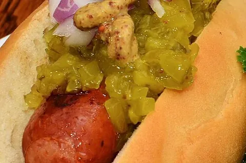 relish: flavour or taste; (countable) an instance of this