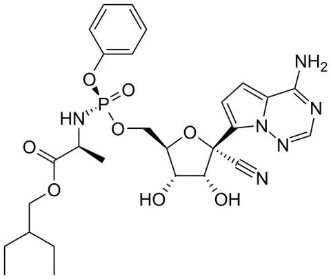 remdesivir: a novel antiviral drug (C₂₇H₃₅N₆O₈P) with activity against a wide range of single-stranded RNA...