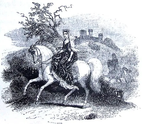 rhiannon: a figure in Welsh mythology