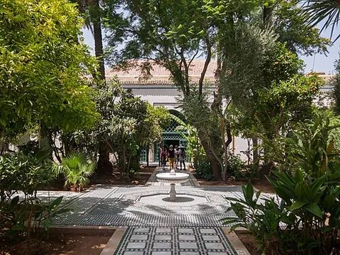 riad: a traditional Moroccan house or palace with an interior garden