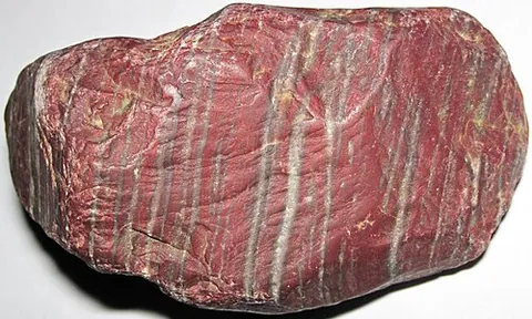 riband jasper: a variety of jasper banded with different colours
