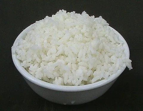 rice bowl: a small bowl from which rice is typically eaten