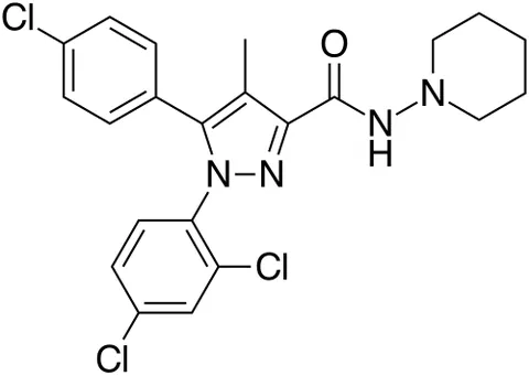 rimonabant: an anti-obesity drug which acts as an appetite suppressant
