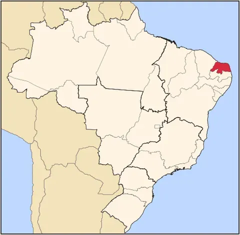 rio grande do norte: a state of the Northeast Region, Brazil. Capital: Natal