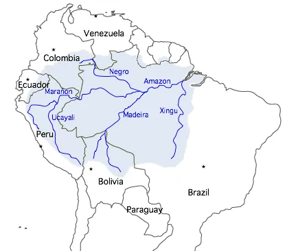 river basin: an extent of land where water from rain or snow melt drains downhill into a river or series of...