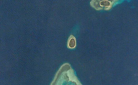 robert island: an island of Sansha, Hainan, China in the South China Sea. Part of the Paracel Islands, also...