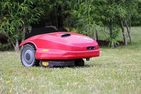 robotic lawn mower: an autonomous robot used to cut lawn grass