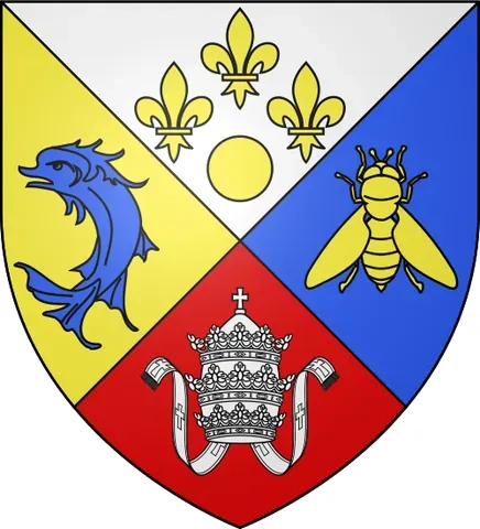 rochegude: a village in Drôme department, Auvergne-Rhône-Alpes, France