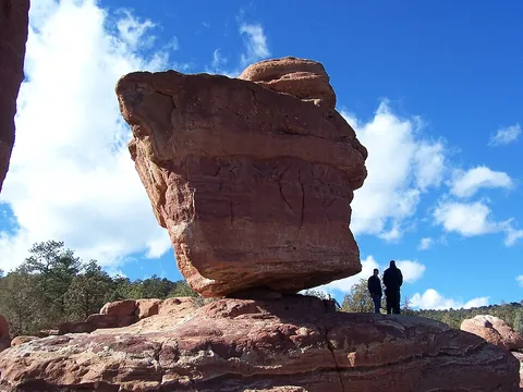 rock: a formation of minerals, specifically: