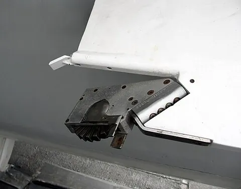 rolleron: an aerodynamic control surface device, used to control against unwanted rolling (rotation) about...