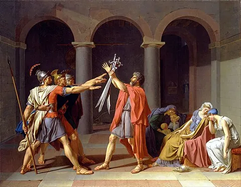 roman salute: a gesture in which the arm is held out straight, with palm down and fingers touching; sometimes...