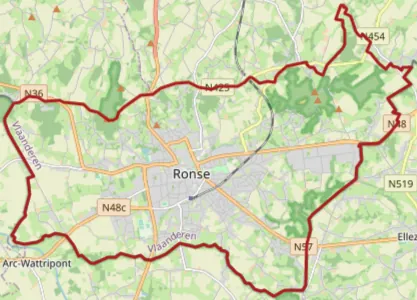 ronse: a town and municipality in East Flanders, Belgium