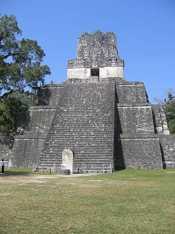 roof comb: the structure that tops a pyramid in monumental Mesoamerican architecture, typically consisting of...