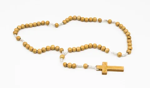 rosary: prayer beads, a string of beads used to keep track of repetitions in prayer, particularly of the...