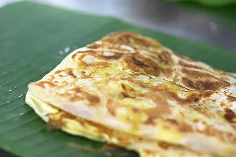 roti canai: an Indian-influenced flatbread found in Malaysia, Singapore and Indonesia