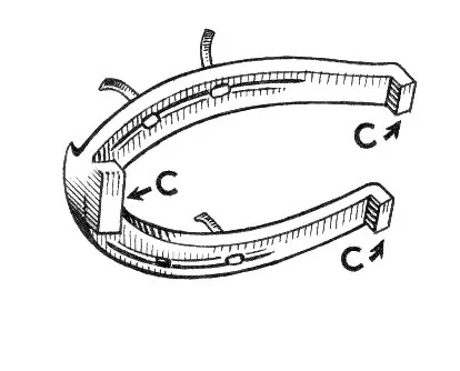 roughshod: of a horse: having hooves shod with horseshoes that have calks or projecting parts to prevent...