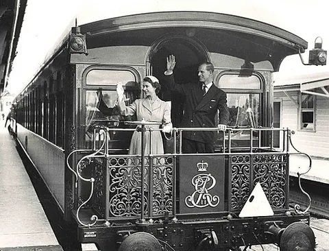 royal train: a set of railway carriages dedicated for the use of the monarch or other members of a royal family