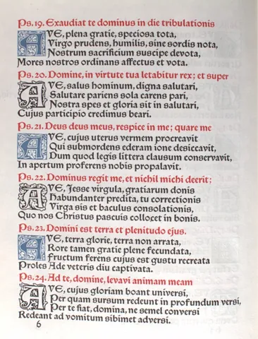 rubric: a heading in a book highlighted in red